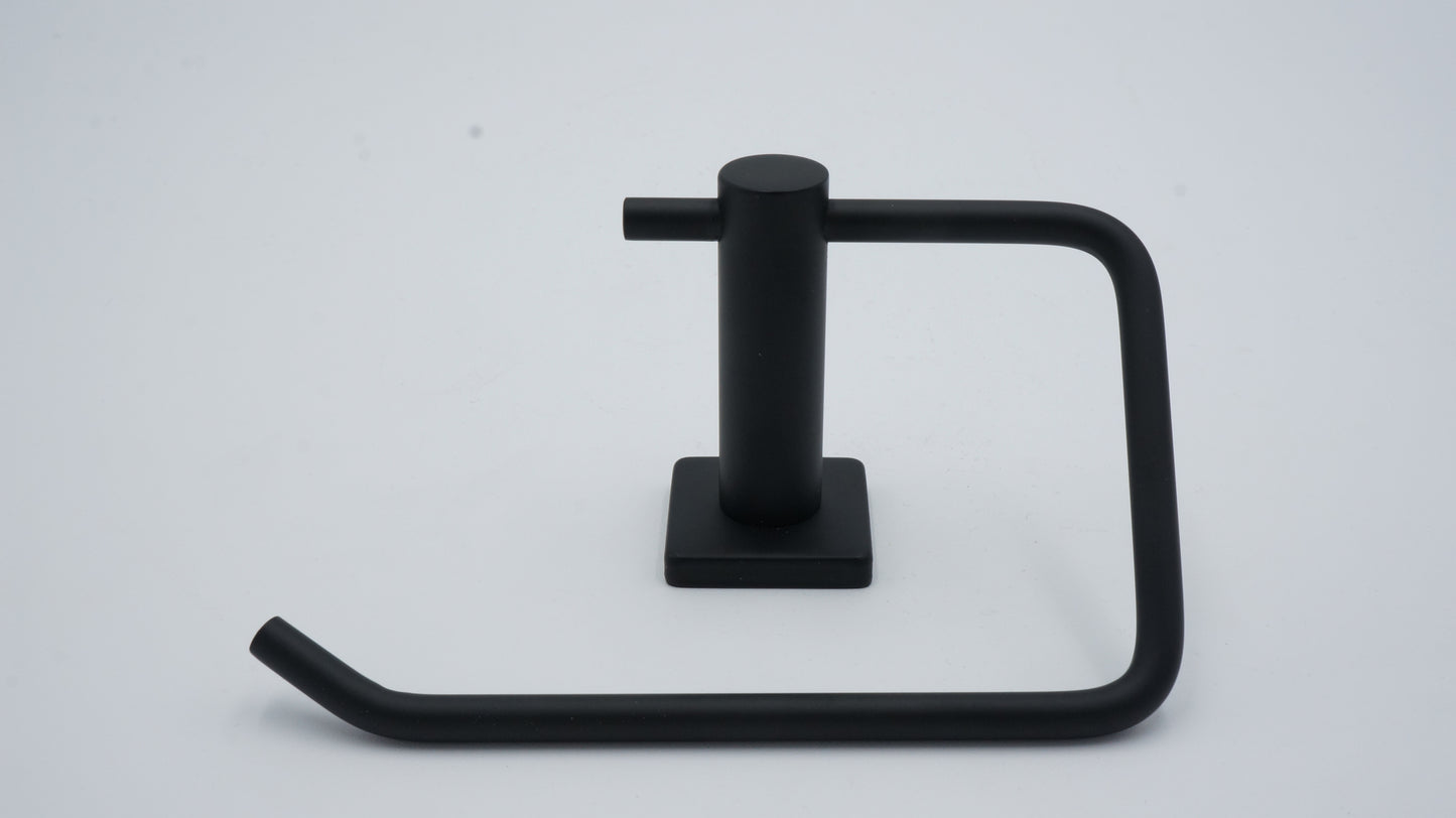 JUEGO DE ACCESORIOS NEGRO MATE PARA BAÑO 4 PIEZAS URREA 1002CL.2