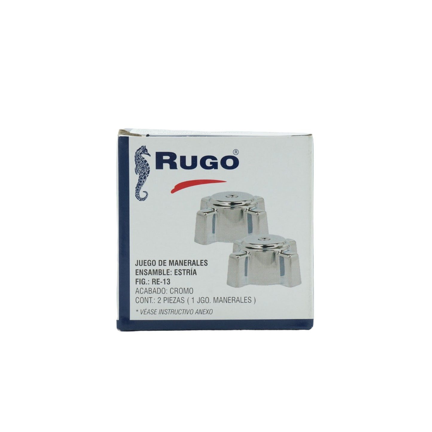 JUEGO DE MANERALES CUADRO SIN CHAPETON ESTRIA RUGO RE-13