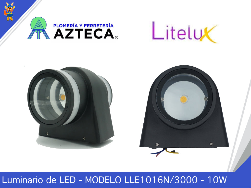 LUMINARIO ARBOTANTE DECORATIVO PARA EXTERIOR E INTERIOR 10W LLE1016N/3000 LITELUX