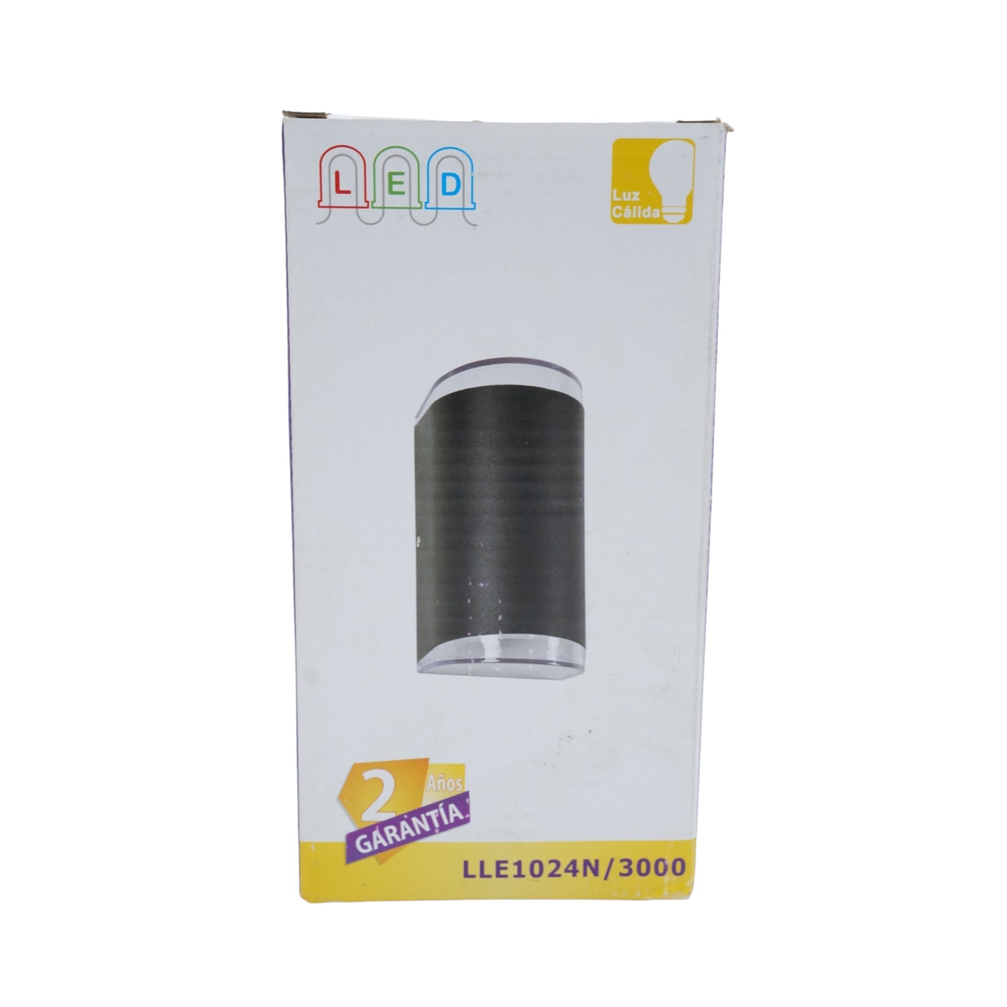 LUMINARIO ARBOTANTE DE MURO PARA INTERIOR Y EXTERIOR LITELUX 10W LLE1024N/3000