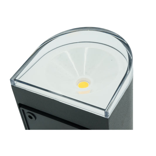 LUMINARIO ARBOTANTE DE MURO PARA INTERIOR Y EXTERIOR LITELUX 10W LLE1024N/3000