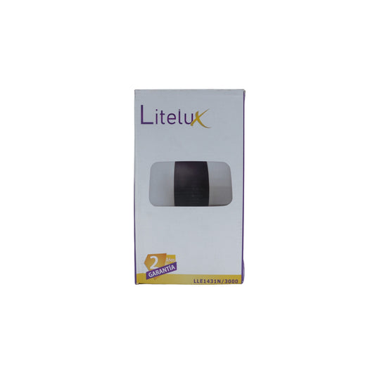 LUMINARIO ARBOTANTE DE MURO PARA INTERIOR Y EXTERIOR LITELUX 14W LLE1431N/3000