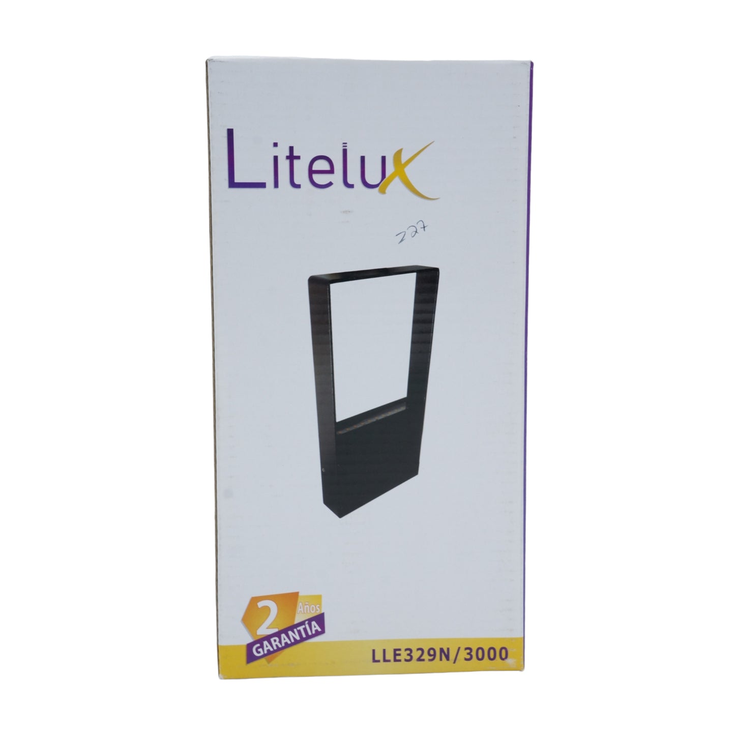 LUMINARIO ARBOTANTE DE MURO PARA INTERIOR Y EXTERIOR LITELUX 3W LLE329N/3000