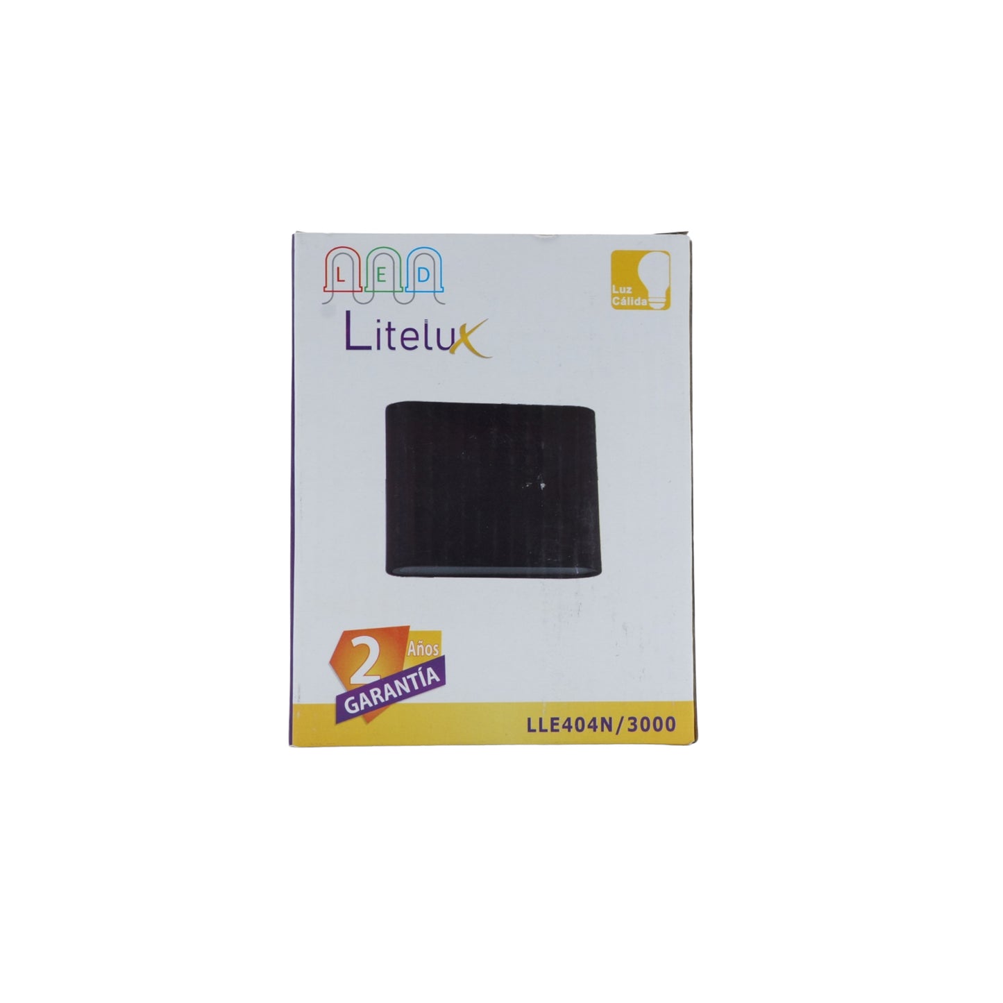 LUMINARIO ARBOTANTE DE MURO PARA INTERIOR Y EXTERIOR LITELUX 4W LLE404N/3000