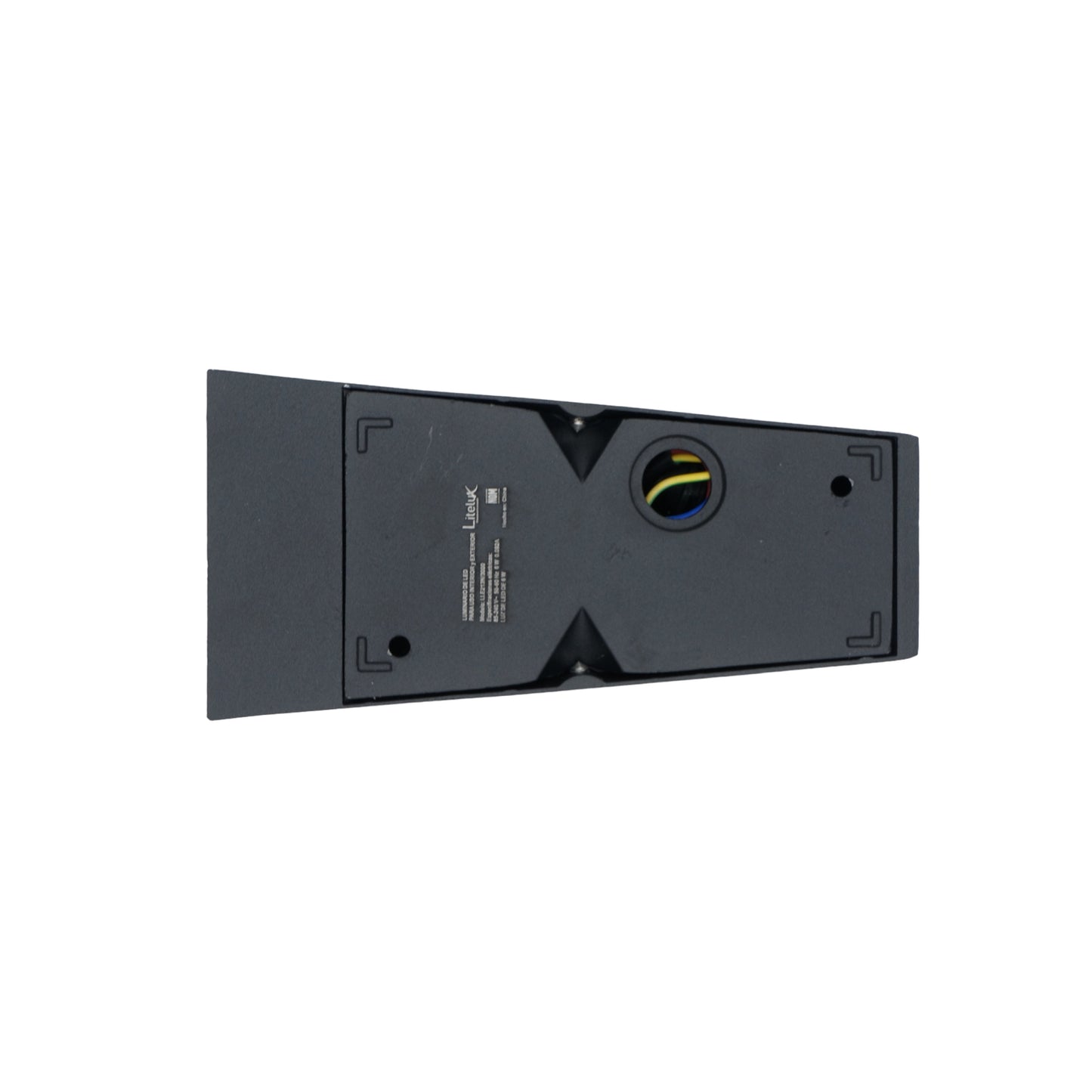 LUMINARIO ARBOTANTE DE MURO PARA INTERIOR Y EXTERIOR LITELUX 6W LLE213N/3000
