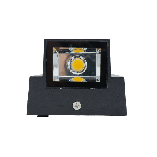 LUMINARIO ARBOTANTE DE MURO PARA INTERIOR Y EXTERIOR LITELUX 6W LLE601N/3000