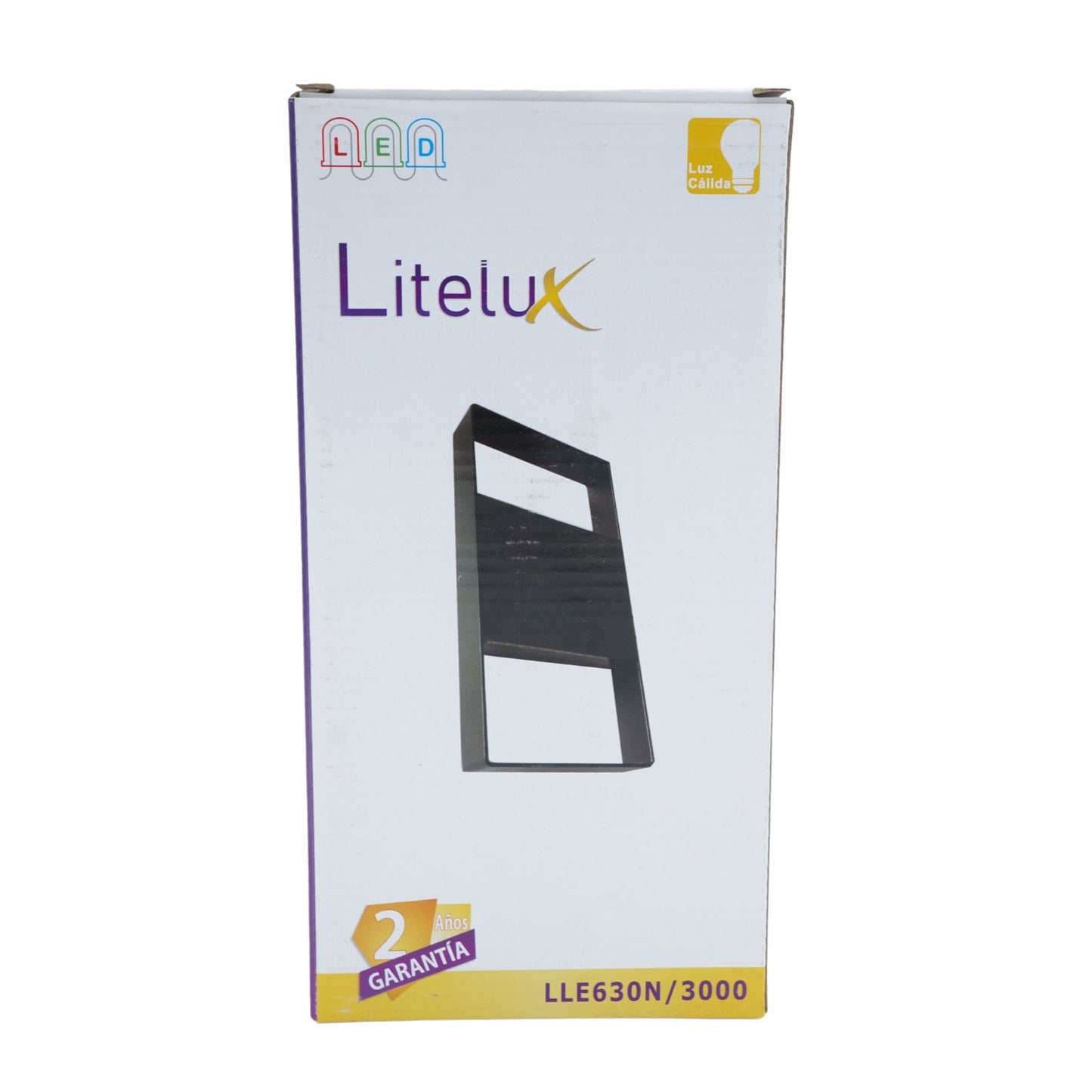 LUMINARIO ARBOTANTE DE MURO PARA INTERIOR Y EXTERIOR LITELUX 6W LLE630N/3000