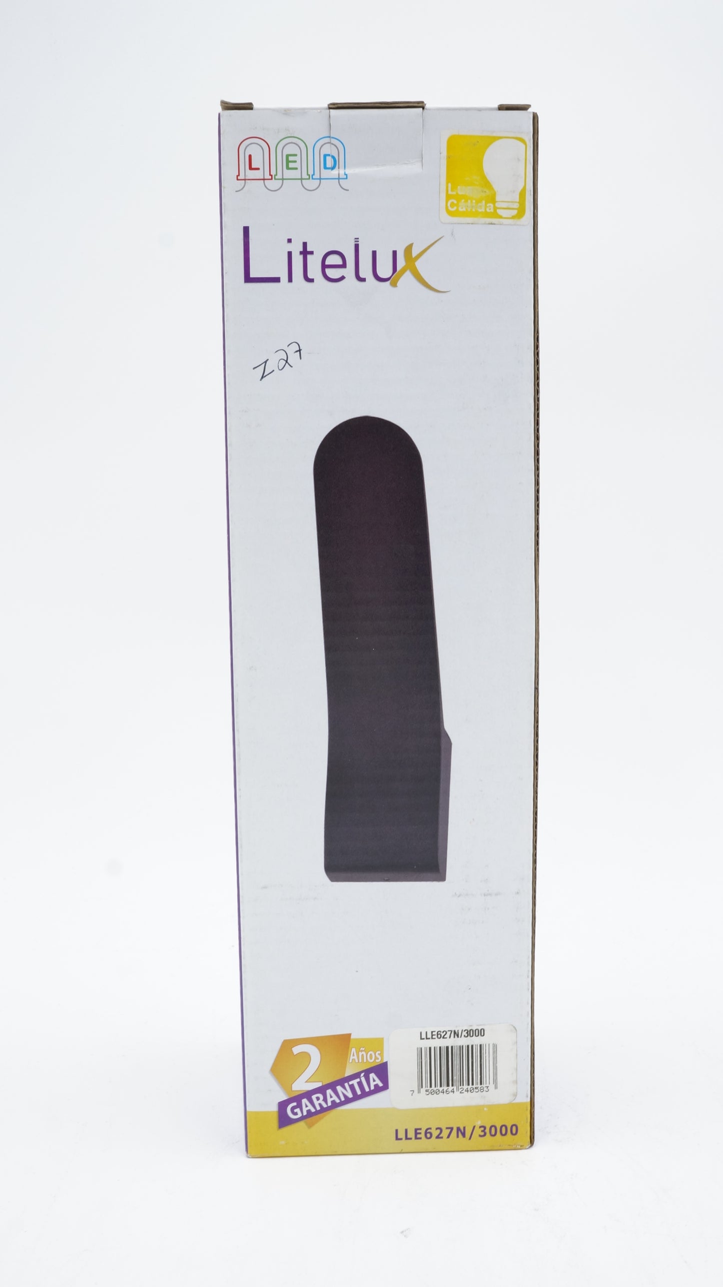 LUMINARIO ARBOTANTE DE MURO PARA INTERIOR Y EXTERIOR LITELUX 9W LLE627N/3000