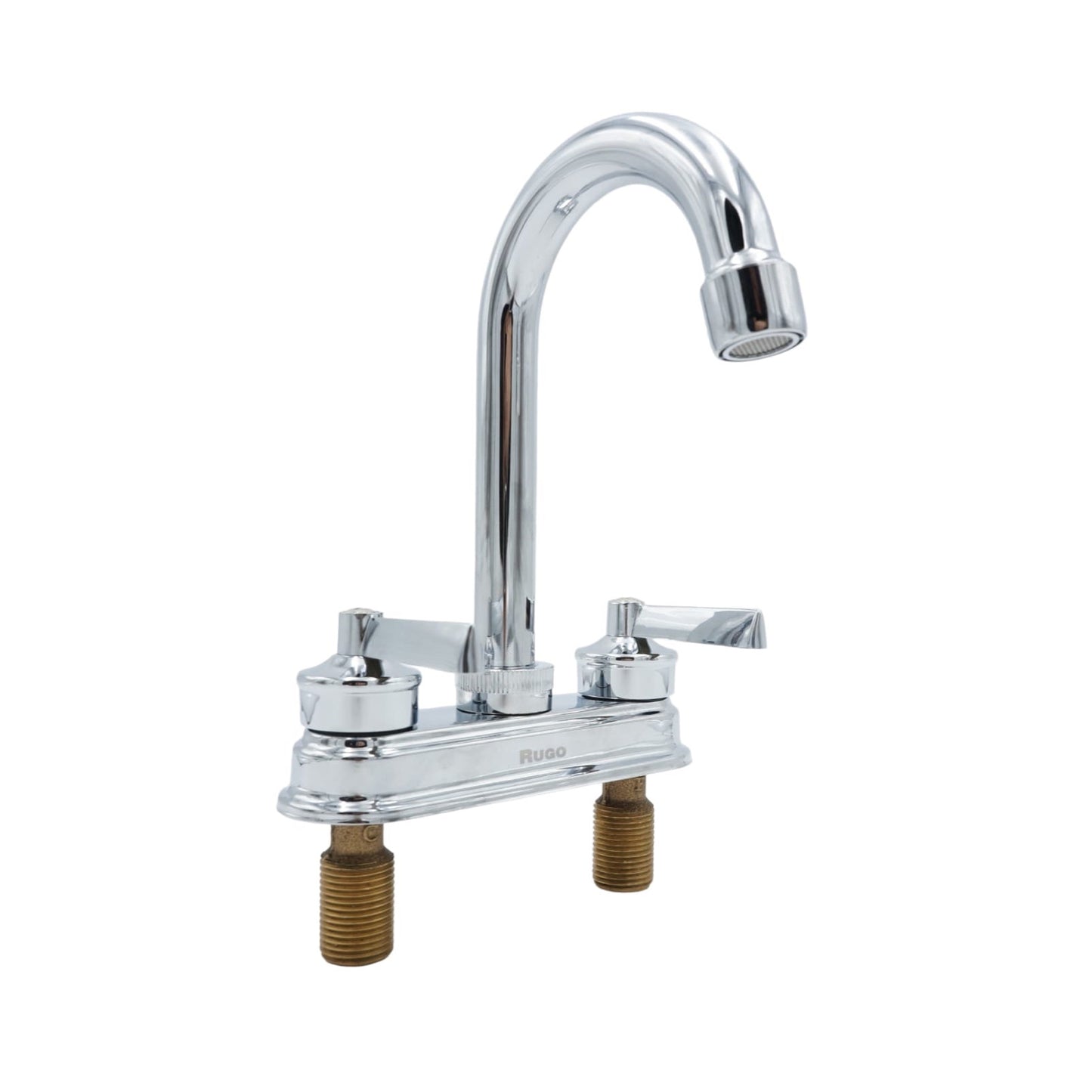 MEZCLADORA 4 PULGADAS CROMADA PARA LAVABO RUGO 24-BP