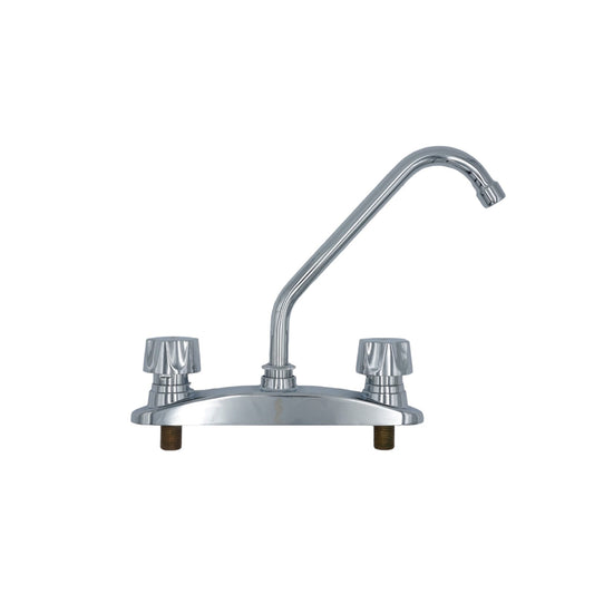 MEZCLADORA PARA FEGADERO CON CHAPETON CERAMICO CROMADA RUGO 8-IC