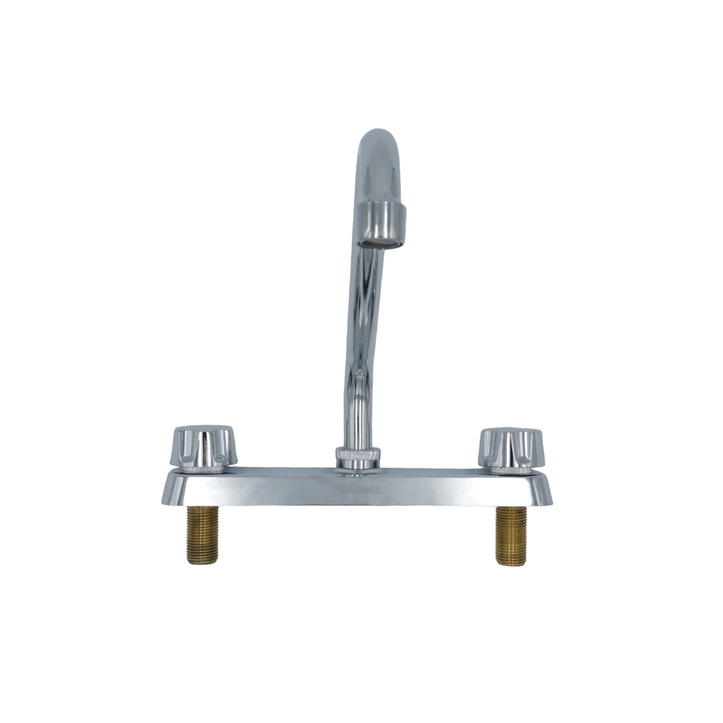 MEZCLADORA PARA FREGADERO CROMADA CUBIERTA Y MANERALES METALICOS ANBEC MEZF8011