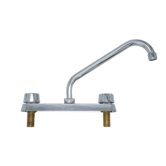 MEZCLADORA PARA FREGADERO CROMADA CUBIERTA Y MANERALES METALICOS ANBEC MEZF8011