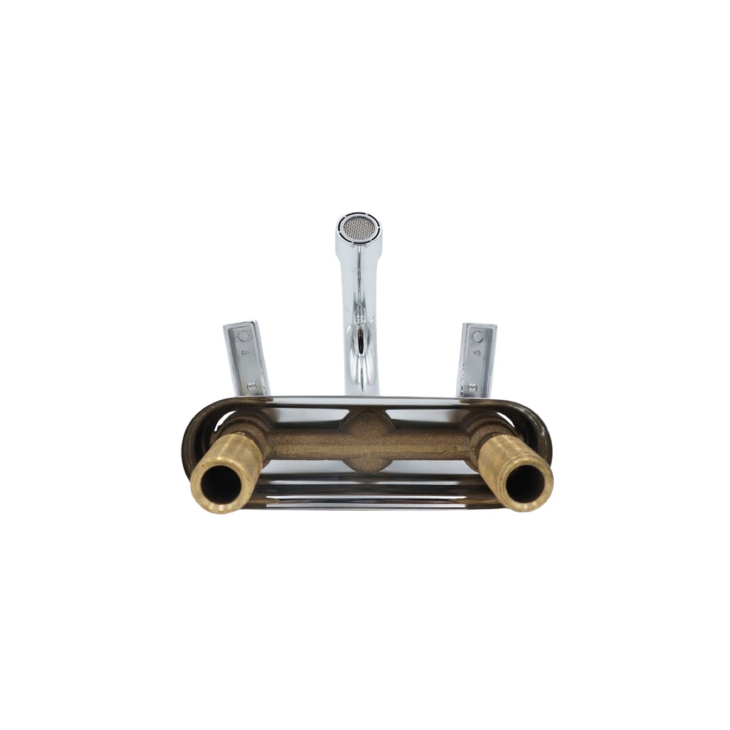 MEZCLADORA 4" PARA LAVABO MANERALES DANUBIO METALICOS RUGO 24-TD