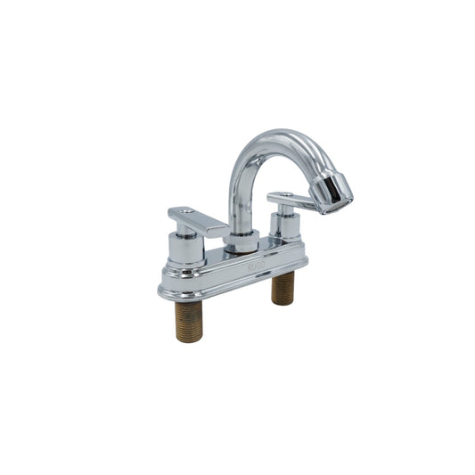 MEZCLADORA 4" PARA LAVABO MANERALES DANUBIO METALICOS RUGO 24-TD