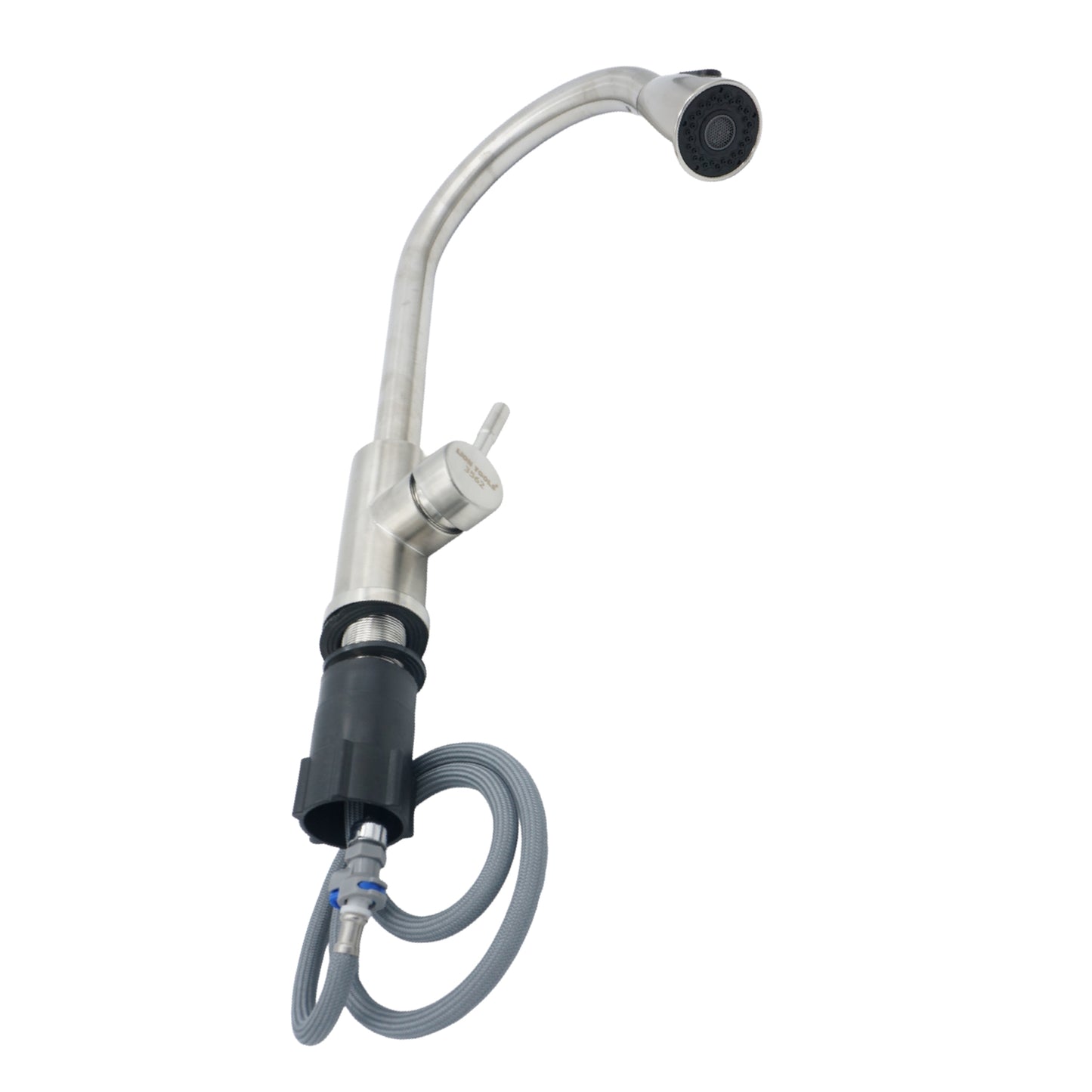 MONOMANDO PARA FREGADERO CUELLO ALTO SATIN LION TOOLS 3562