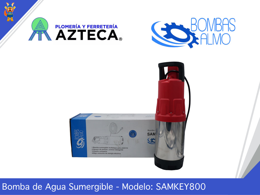 PRESURIZADOR ALMO SAMKEY800 CON TANQUE PRECARGADO 2 LITROS