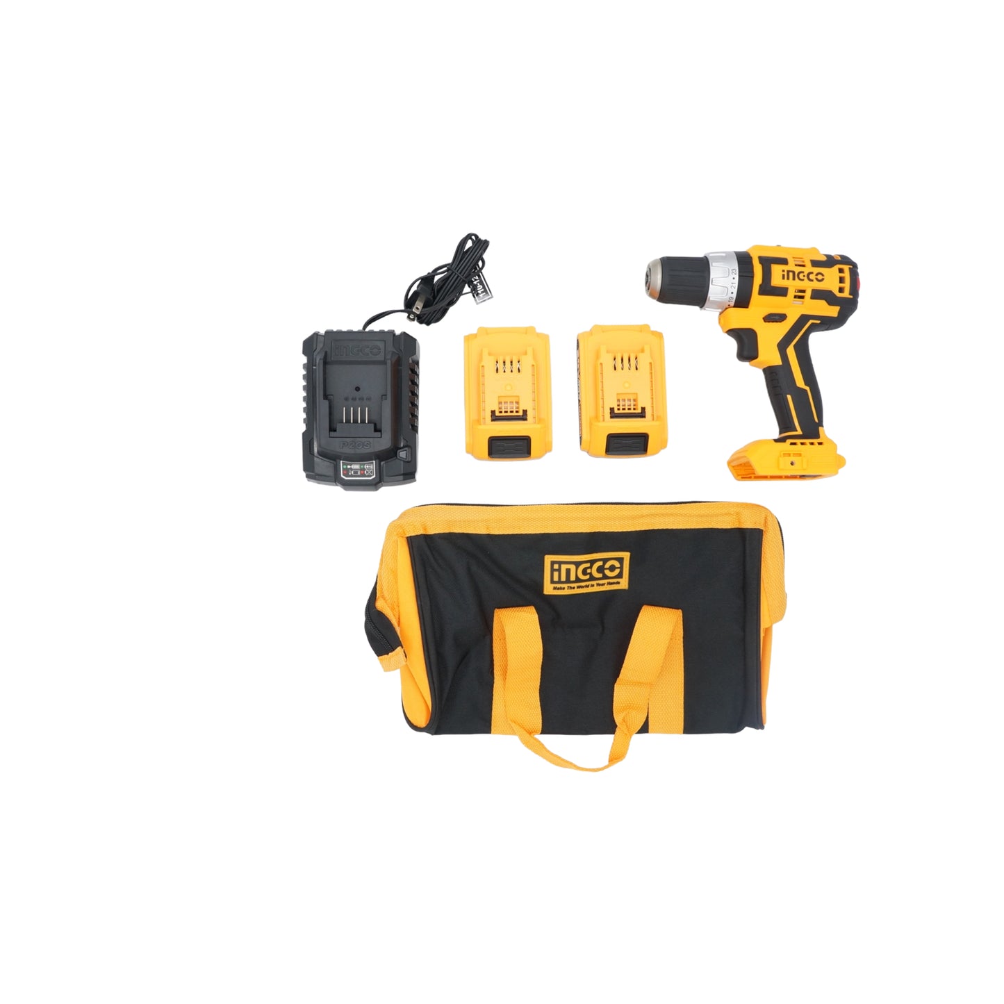 TALADRO INALAMBRICO INGCO UCIDLI228180 PORTATALADRO Y BATERIA