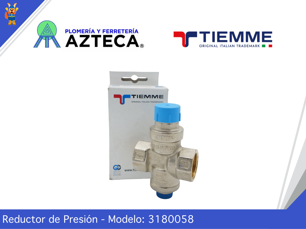 VALVULA REDUCTORA DE PRESION 3/4 TIEMME