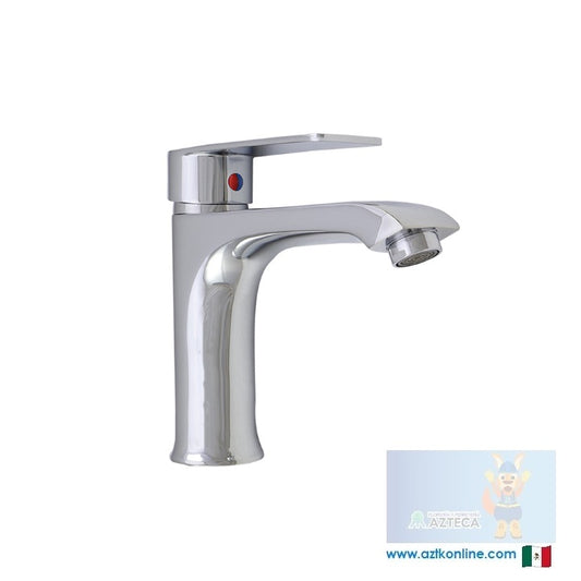 MEZCLADORA MONOMANDO PARA LAVABO CROMADA ANBEC ANMM1787