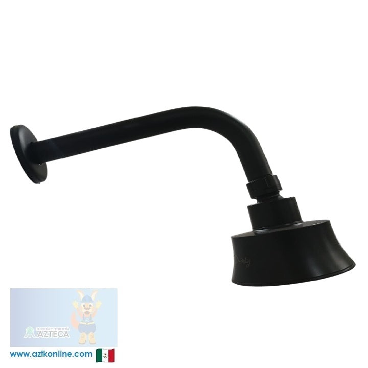 REGADERA REDONDA DINASTY CON BRAZO REDONDO RUGO ACERO INOXIDABLE