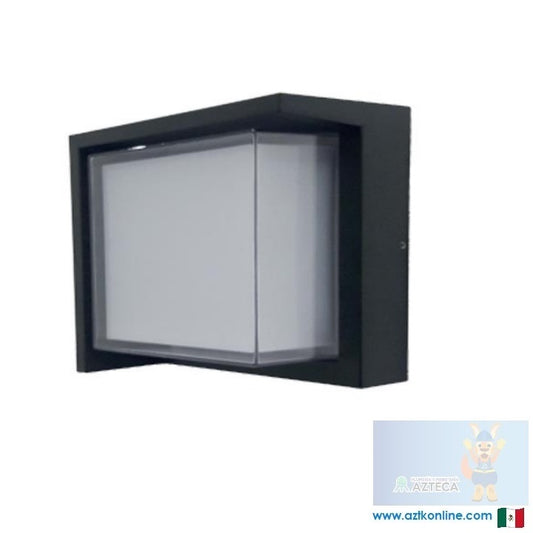 LUMINARIO ARBOTANTE DE MURO PARA INTERIOR Y EXTERIOR LITELUX 10W LLE1019N/3000