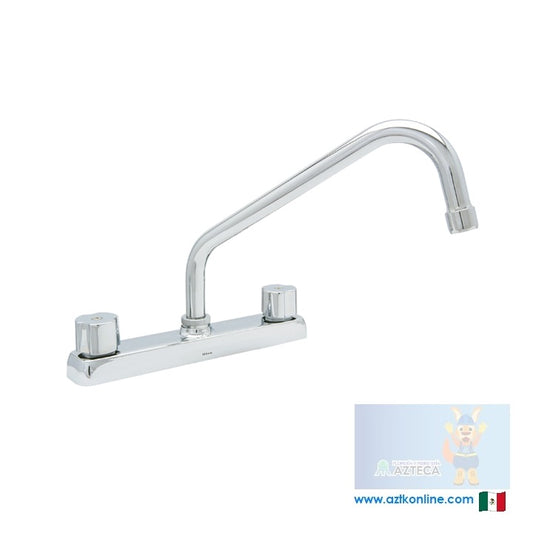 MEZCLADORA PARA FREGADERO CROMADA CARTUCHO DICA 4318CV