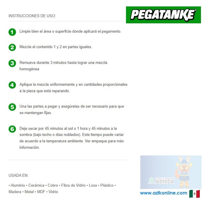SOLDADURA AL FRIO EPOXI PEGATANQUE EPOXICO BLANCO 44ml