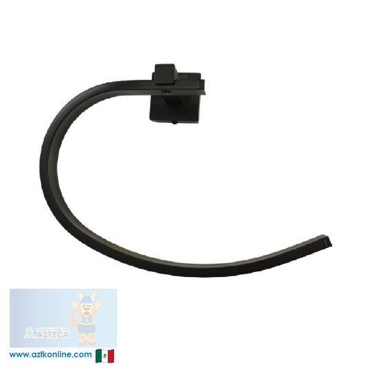 TOALLERO DE ARGOLLA LATON NEGRO DINASTY N-811